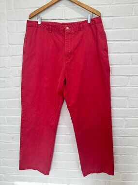 Vineyard Vines Men’s Chino Khaki Pants 38x30 Salmon Pink Club Golf Preppy Casual